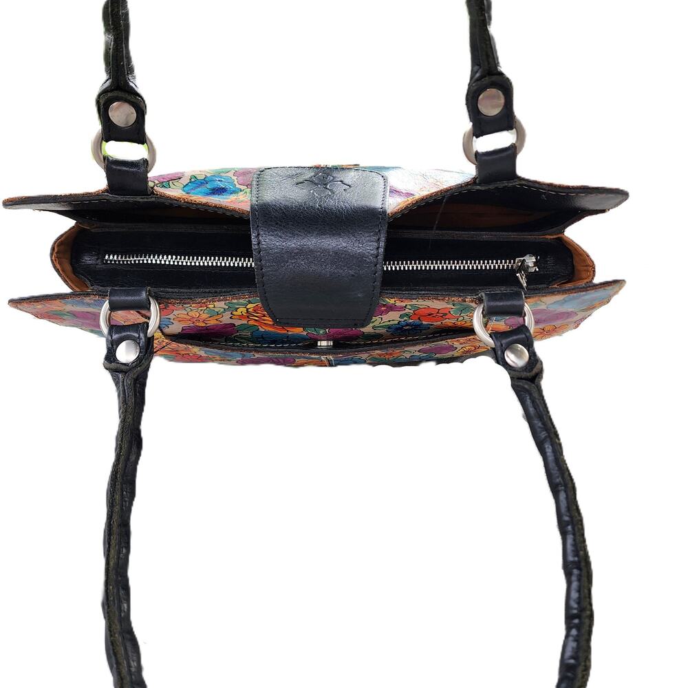 Vintage Patricia Nash Rienzo Floral Spanish Villa Shoulder Bag - Picture 5 of 12